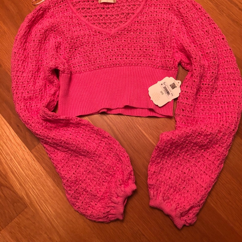 Altar’d State hot pink sweater